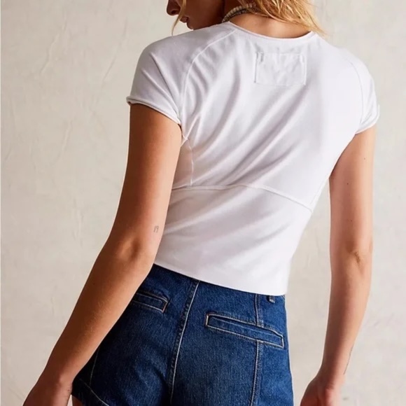 We The Free White Crop Top - Picture 2 of 6